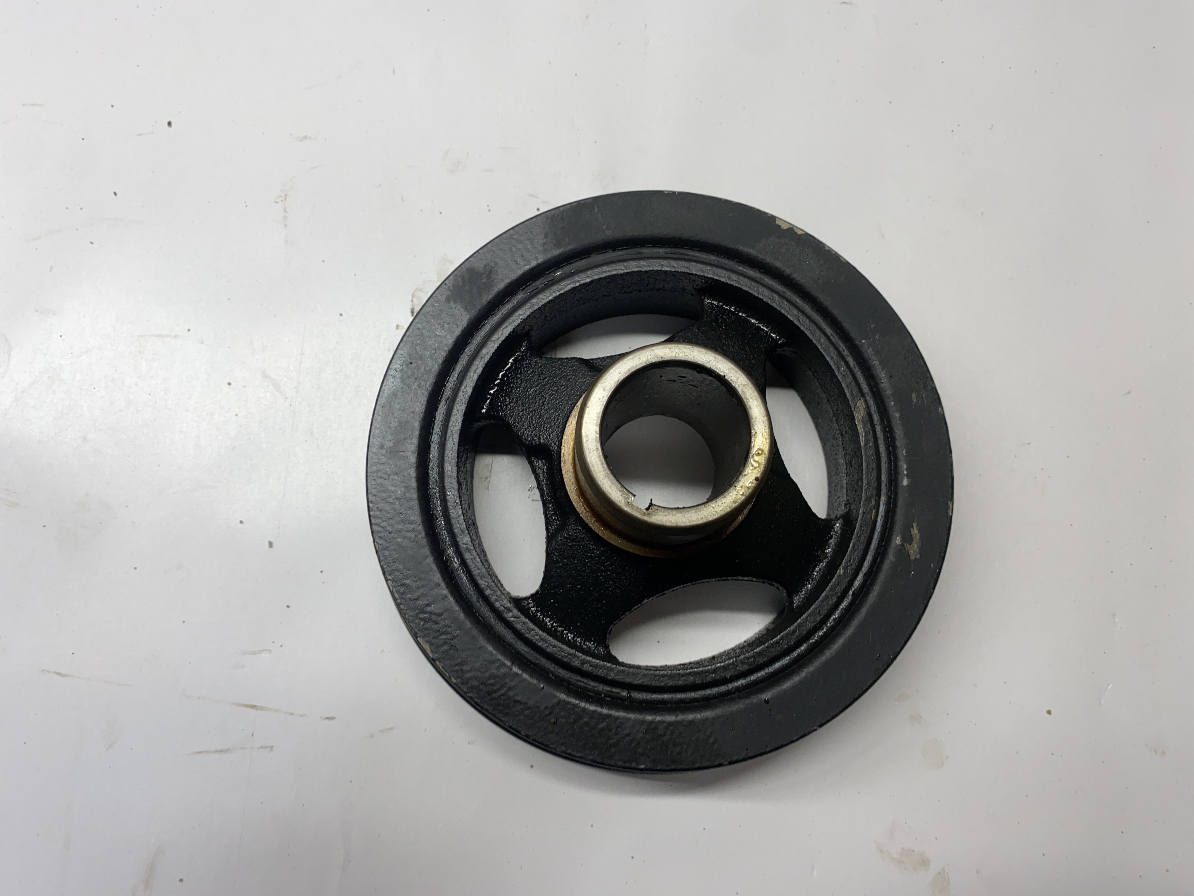 その他 FAB Polly Cranka CF Poly V 6PK crankshaft pulley Ford BDA (slight damage)