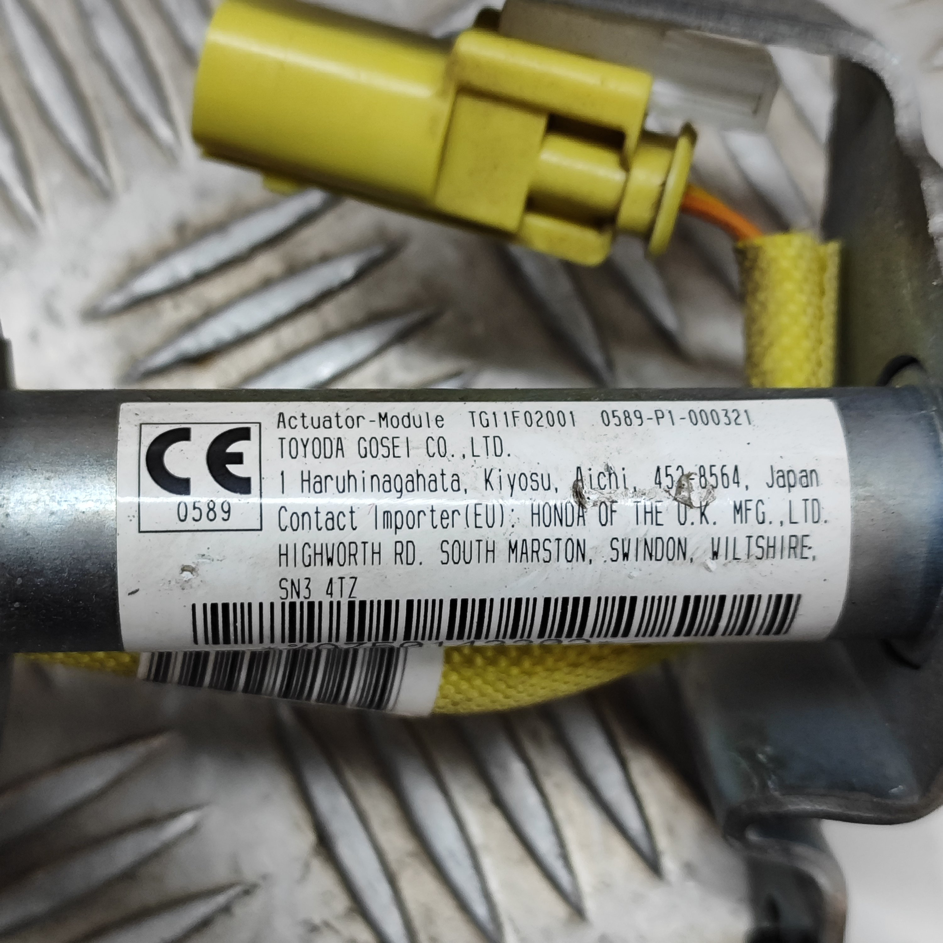 HONDA Civic 10 generation (2015-2021) HOOD ACTUATOR HINGE