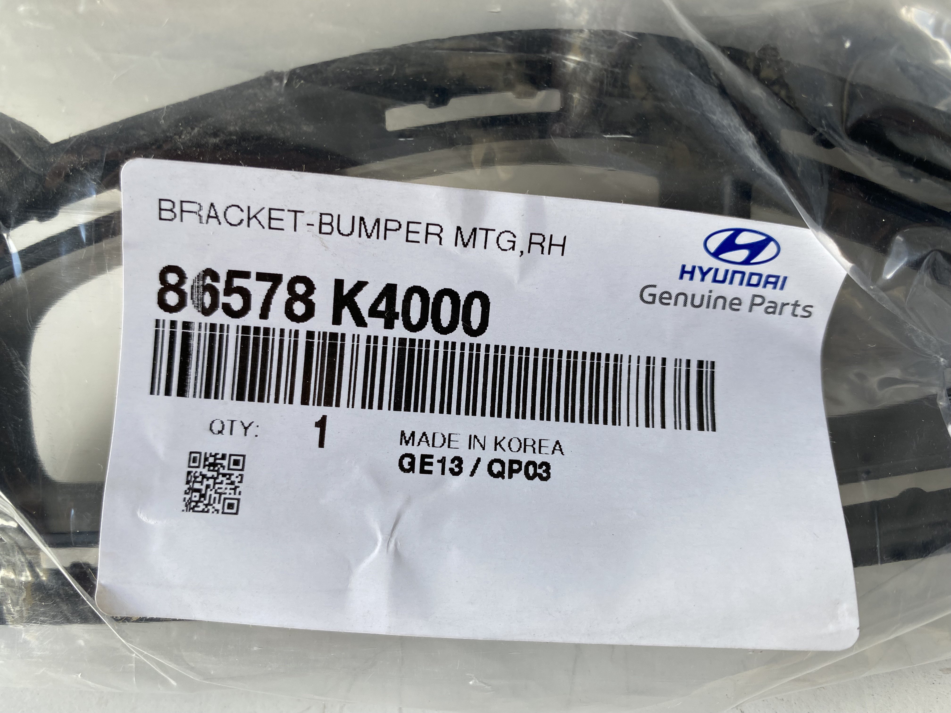 HYUNDAI Kona 1 generation (2017-2024) Front Right Bumper