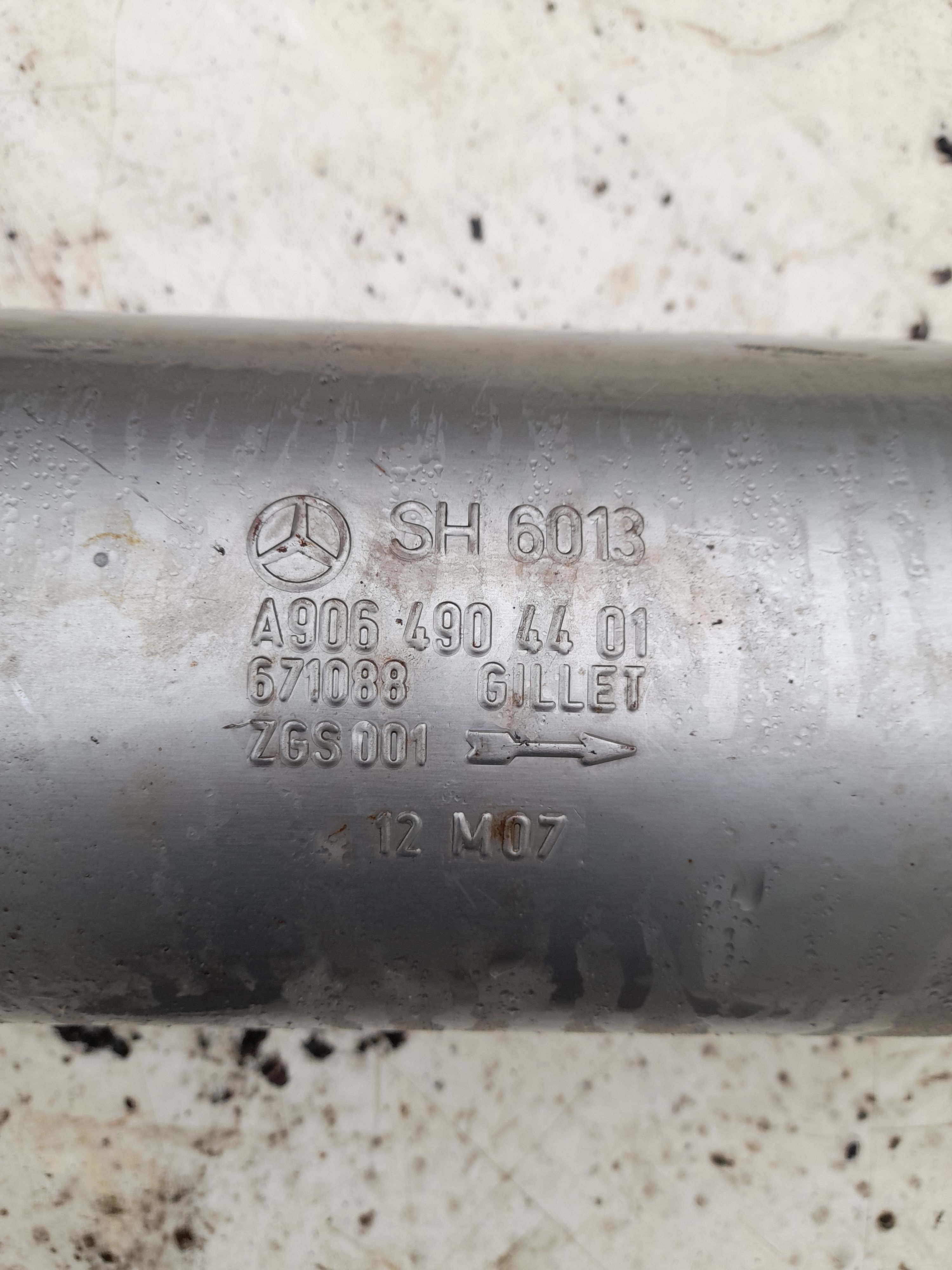 MERCEDES-BENZ Muffler Exhaust tank SH6013, A9064904401, A9064904401 ...
