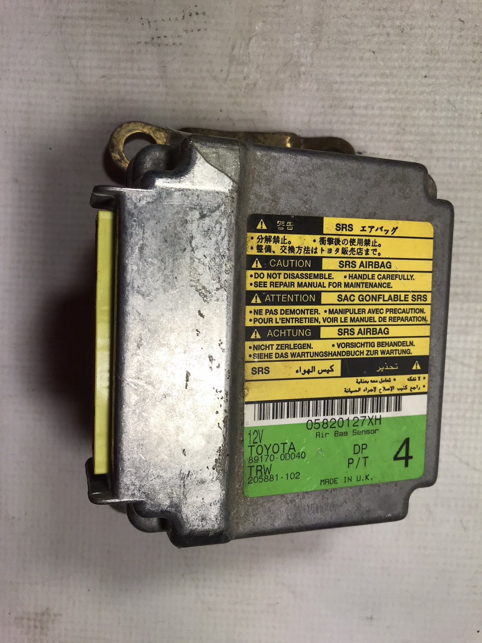 toyota-srs-control-unit-05820127xh-89170-0d040-891700d040-17814853